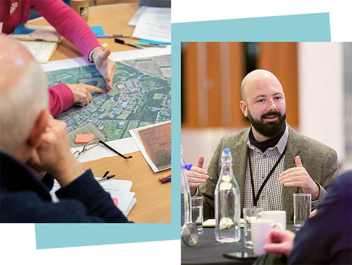 Images from a consultation event